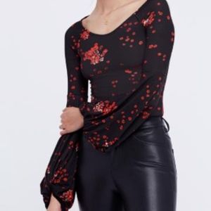 FREE PEOPLE To The Tropics Print Top